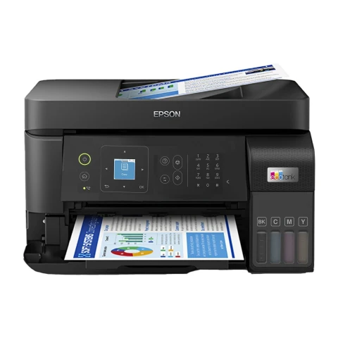 Impresora Multifuncional Epson EcoTank L5590 Wi-Fi Bivolt - Negro