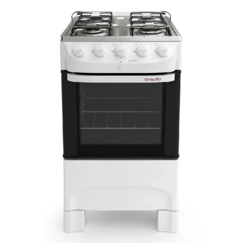 Cocina a Gas Mueller Fratello MFI4BB 4 Hornallas - Blanco 48.1L