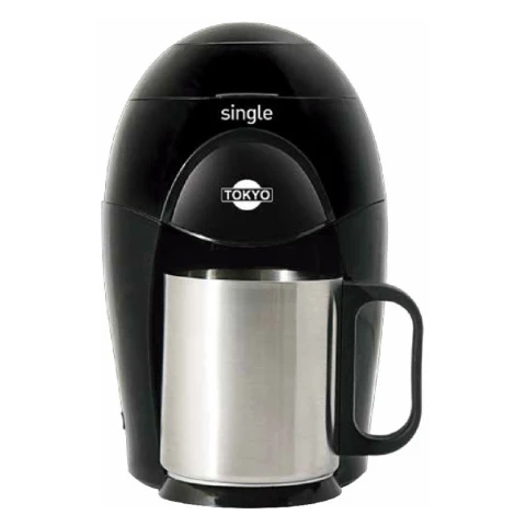 Cafetera Tokyo Personal Single Con Taza Acero Inox