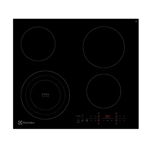 Placa Vitrocerámica Electrolux ETEF24F7ESB 4 Hornallas - Negro