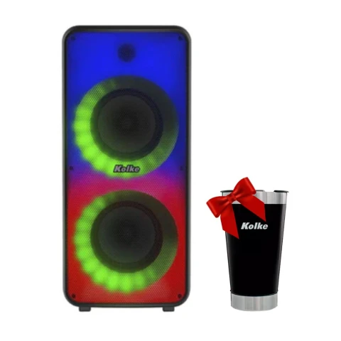 Parlante Kolke Bloom 2 Doble 8 Kpb 527 Vaso Termico