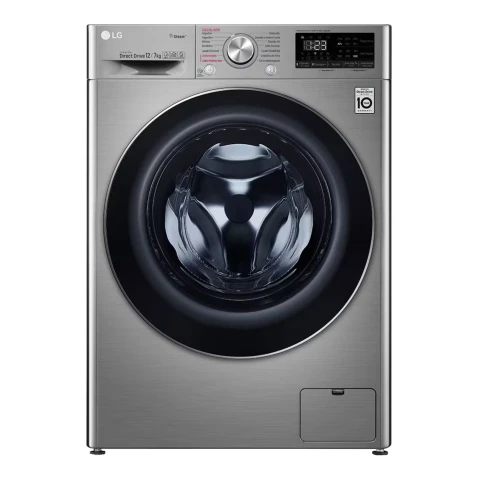 Lavasecarropas Lg 12 Kilos Inox Wd12Vvc4S6C