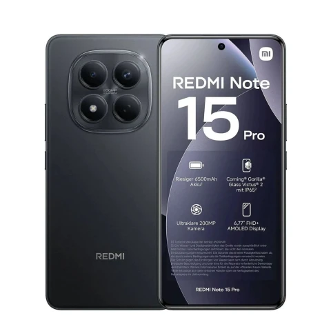 Celular Xiaomi Redmi Note 15 Pro 256 8Gb Negro