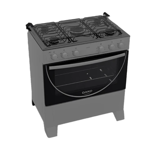 Cocina Dako Luna 5 Hornallas - Gris