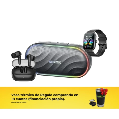 Combo Oraimo Exploring Smartwatch Auriculares Parlante