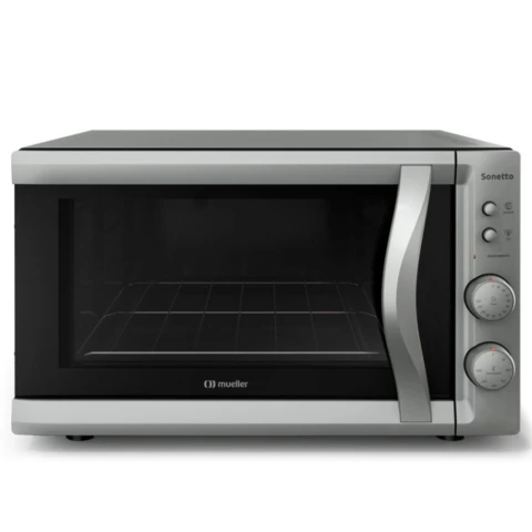 Horno Electrico Mueller Sonetto 44 Litros Espejado Inox