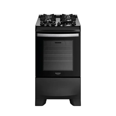 Cocina Dako Supreme Glass 4 Hornallas - Titanio