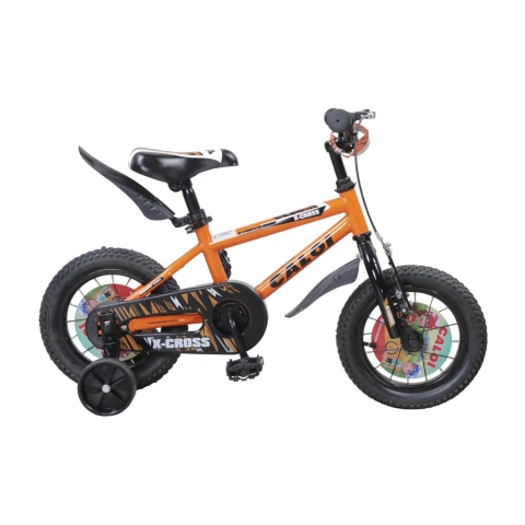 Bicicleta Caloi Infantil X-Cross 12" - Naranja