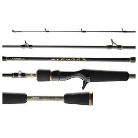 Caña de Pescar Marine Sports Avenger para Carrete 12-17lb - Negro/Dorado 1.68 metros