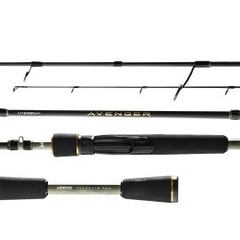 Caña de Pescar Marine Sports Avenger para Molinete 12-25lb - Negro/Dorado 1.83 metros