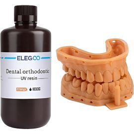 Resina para Impresora 3D Elegoo Dental Orthodontic UV - Orange 1kg