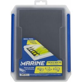Caja para Cebo Marine Sports MTB205J Tackle Box JIG con EVA - Azul/Gris