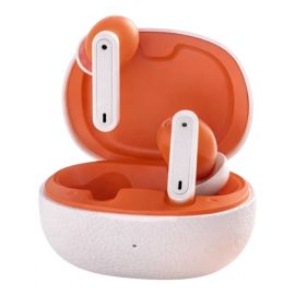 Auricular Satellite AE-6237 Bluetooth - White/Orange