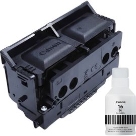 Kit Botella de Tinta Canon GI-16 BK + Cabezal PH-S
