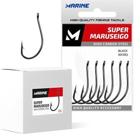 Anzuelo Marine Sports Super Maruseigo N.º 06 - Black 50 unidades
