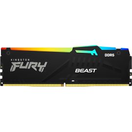 Memoria RAM DDR5 Kingston Fury Beast RGB 6000 MHz 32 GB - Negro (KF560C36BBE2A-32)