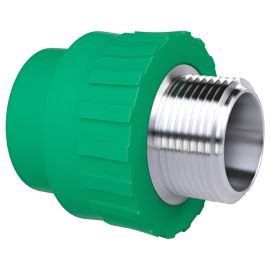 Adaptador Transición PPR Macho Krona 1514 25 mm x 1/2" R Metálico
