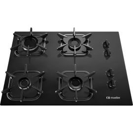 Anafe a Gas Mueller Cooktop 4 Hornallas - Negro
