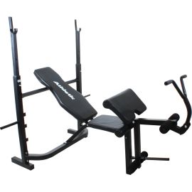 Banco de Pesas Athletic 14894 con Soporte Olímpico - Negro