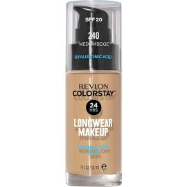 Base Líquida Revlon ColorStay Hyaluronic Acid FPS 20 240 Medium Beige - 30mL