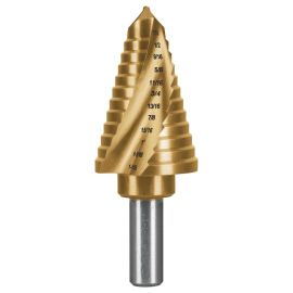 Broca escalonada Truper 12 escalones 7/16" - 1-1/8" - Titanio