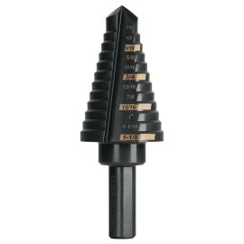 Broca escalonada Truper 12 escalones 7/16" - 1-1/8" - �xido Negro