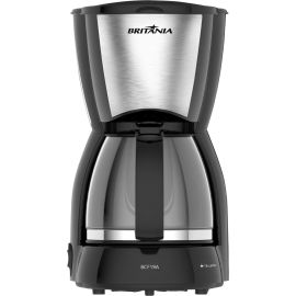 Cafetera Britania BCF19A Inox 550 W 220v - Negro 720mL