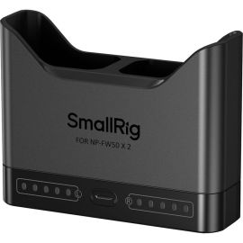 Cargador de Batería SmallRig 5493 Dual para Batería Sony NP-FW50 - Negro