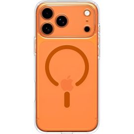 Estuche Protector Spigen Ultra Hybrid Magfit para iPhone 17 Pro - Clear Orange (ACS11110)