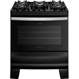 Cocina a Gas Atlas Agile UP Glass 5 Hornallas - Negro 86.5L