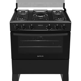 Cocina a Gas Atlas Mónaco Plus 5 Hornallas - Negro