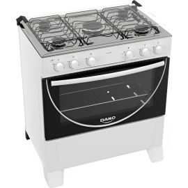 Cocina a Gas Dako Luna 5 Hornallas - Blanco