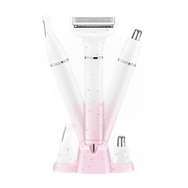 Depiladora VGR V-611 Recargable 3 en 1 - White/Rose
