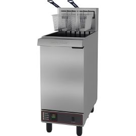 Freidora Eléctrica Premium Metalcubas FAOE-2C con 2 Cestas 15000 W 380v - Inox 25L