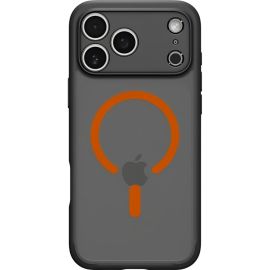 Estuche Protector Spigen Ultra Hybrid Matte MagFit para iPhone 17 Pro - Frost Black Orange (ACS10481)