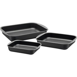 Juego de Bandejas Tramontina Antiadherentes Aluminio - 3 piezas