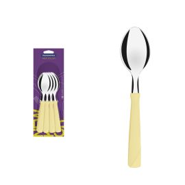 Juego de Cucharas Tramontina New Kolor 12 piezas - Crema