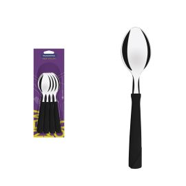 Juego de Cucharas Tramontina New Kolor 12 piezas - Negro