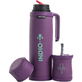 Kit de Mate Indio Cuero - 3 piezas