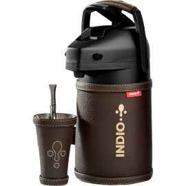 Kit de Tereré Indio Inox Cuero - 1.9L