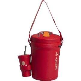 Kit de Tereré Indio Termolar Cuero Símil - Rojo Relax 2.5L