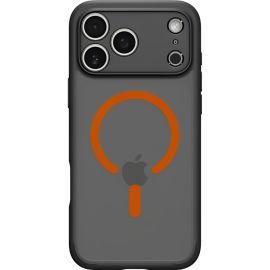Estuche Protector Spigen Ultra Hybrid MagFit para iPhone 17 Pro Max - Frost Black Orange (ACS10480)