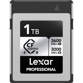 Memoria CFexpress 4.0 Lexar Professional Silver Tipo B 3600-3000 MB/s 1 TB (LCXEXS4001T-RNENG)