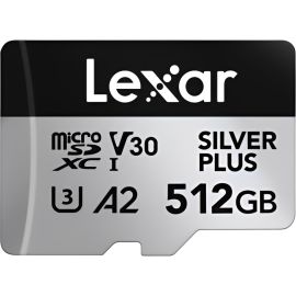 Memoria Micro SD Lexar Profesional Silver Plus 205-150 MB/s C10 512 GB (LMSSIPL512G-BNANG)
