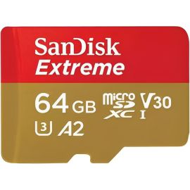 Memoria Micro SD Sandisk Extreme 170-80MB/S U3 64 GB (SDSQXAH-064G-GN6MA)