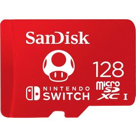 Memoria Micro SD SanDisk Nintendo Switch 100-90 MB/s 128 GB (SDSQXAO-128G-GNCZN)