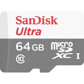 Memoria Micro SD SanDisk Ultra 100 MB/s C10 64GB (SDSQUNR-064G-GN3MA)