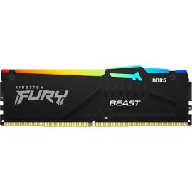 Memoria RAM DDR5 Kingston 5600 MHz 32 GB Fury Beast RGB KF556C36BBEA-32 - Negro