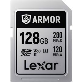 Memoria SD Lexar Armor Silver Pro 280-120MB/s C10 U3 V60 UHS-II 128 GB (LSDAMSP128G-RNNNG)