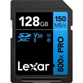 Memoria SD Lexar High-Performance 800x PRO Blue 150 MB/s C10 U3 V30 UHS-I 128 GB - (LSD0800P128G-BNNNG)